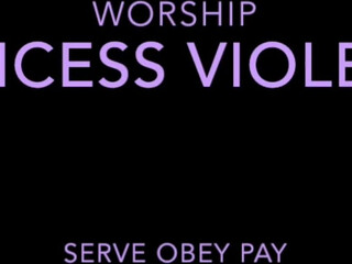 Princess Violette hot bitches show slut shapes