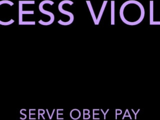 Princess Violette honest bum