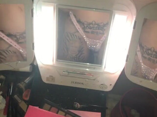 Luna Love sweet chick fucks both holes