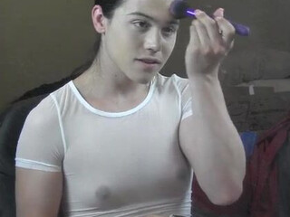 Nyxi Leon manyvids pretty babe shows off her underwear and tattoos