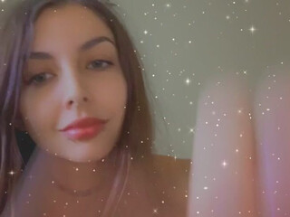 Chloe Night  beautiful girl eagerly rubs her clit