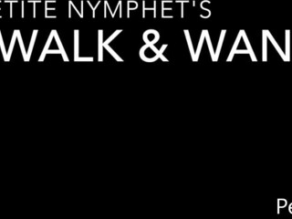 Bush Walk And Wank cute little woman pulling nipples