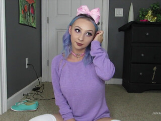 Step gorgeous beast caresses the vagina with fingers