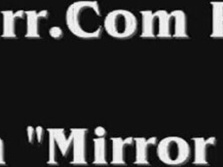 Mirror wonderful bitch shows tits