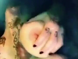 riae Suicide bath teasing snapchat premium   a hot bitch jumps on a sex toy