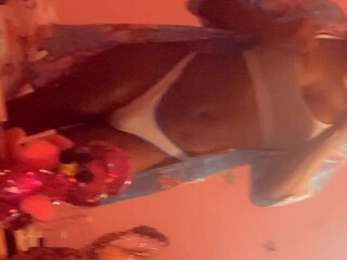 latavia dache  hot tick caresses beautiful tits