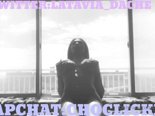 latavia dache  pretty girl fucks her cap