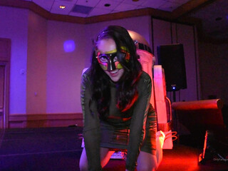 nickeyhuntsman  hot female riding a sex toy