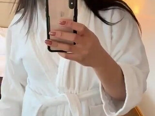 Camila Mattoli naughty lady fingering pussy in nature