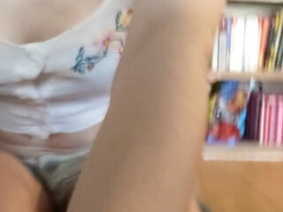 charlotte naughty slut fucks herself with a phallus