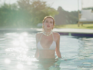 bellathorne incredible bitch shows off her delicious ass.