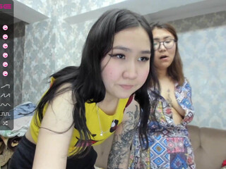 couple_assian desirable squeezing nipples