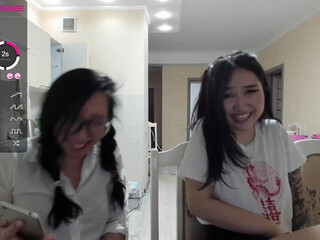 couple_assian rebellious slut licks dildo