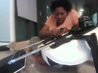 cherrykuchixx sucking dick and jerking off on camera showing her little holes