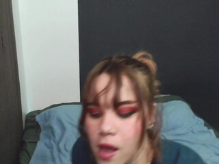 albaandthayron pretty lady undresses in the kitchen