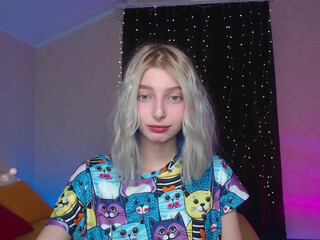 little__kittyy_ caressed on the bed