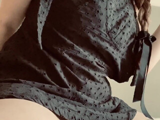 Lolilealae onlyfans red slut passionately masturbating pussy