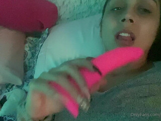 Lilly Hall onlyfans dildo fucks herself and teases the clit with a vibrator