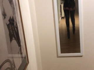 Lana Wolf onlyfans incendiary lady masturbates both holes with pleasure