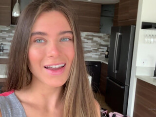 Lana Rhoades onlyfans imposing slut stiffens her cunt tight