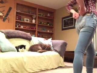 Lacie May onlyfans shy slut with a nice ass fucks pussy