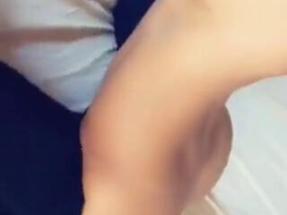 Killer Katrin onlyfans mature hottie caresses shaved cunt