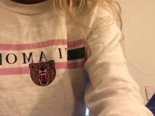 Gemma McCourt onlyfans blonde with tattoo caresses huge boobs