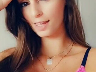 Erica Fontes onlyfans slim model strips in the woods