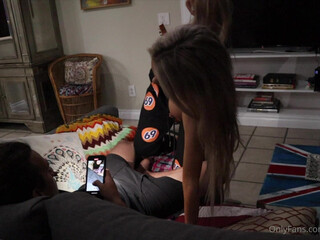 Annalise onlyfans pleasant babe touches sexual lips with fingers