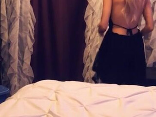 Aiden Ashley onlyfans recording from the  private e chat brunette