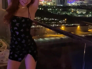 dancing_and_twerking_at_the_AVN_after_party Russian goddess posing in blue panties