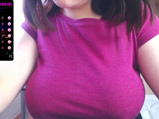 lovelyroomcam cute slut caresses beautiful tits