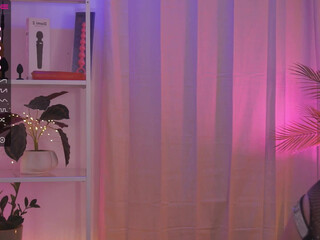 emiliajovial show with an attractive black hair