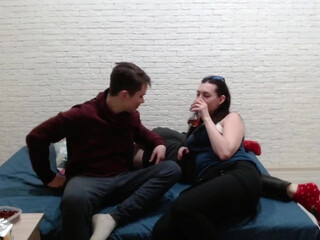 dale_charming pretty woman dabbles with a toy