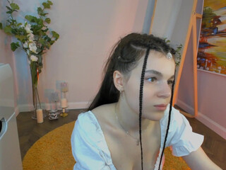 blueberry_jam_ naughty blonde girl passionately fucks pussy with sex toy