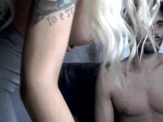 therealbonnieclydex busty blonde fucks with rubber dick