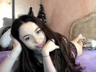 meryfoxxx shy young lady caresses intimate places