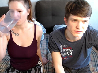 lovers__love girl with elastic milks having fun with sex toy