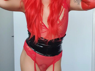 Brooke Spearz spectacular slut strokes her clit