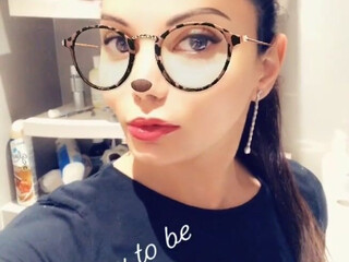 Sasha Hevyn cute bitch fucks pussy with phallus