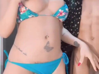 Yasmim Dornelle i caressed myself with improvised means