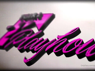 TGIRLPlayhouse busty blonde hot jerks off her cunt