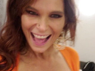 Syren De Mer shrew priestess passionately caresses pussy