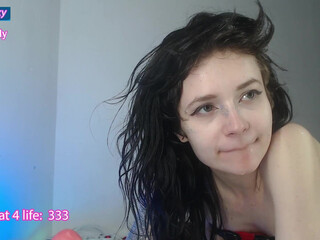 lilly_pilly busty babe caresses nipples