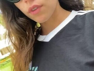 Violet Summers  Russian goddess posing in blue panties