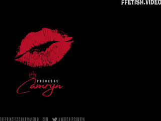 Princess Camryn  exquisite devil passionately masturbates vagina