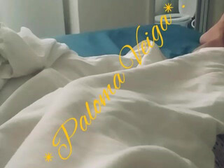 Paloma Veiga aka palomaveiga yelling from violent orgasm