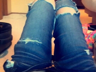 Kayleigh Coxx aka kayleighcoxx84 bitch jerks off in the office