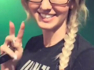 Kayleigh Coxx aka kayleighcoxx84 busty chick jerks off her phallus