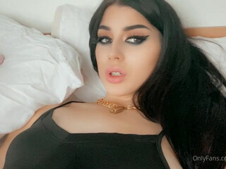 Mistress Karina blissful female fucks pussy with phallus